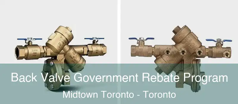  Back Valve Government Rebate Program Midtown Toronto - Toronto